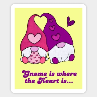 Gnome is where the Heart is Magnet